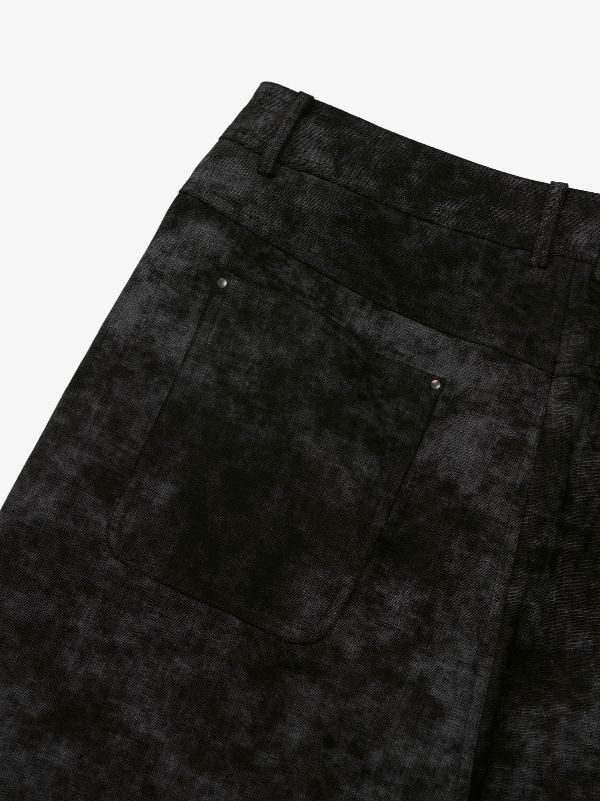 SUPERMADE Roman Column Pattern Embroidered Jeans 