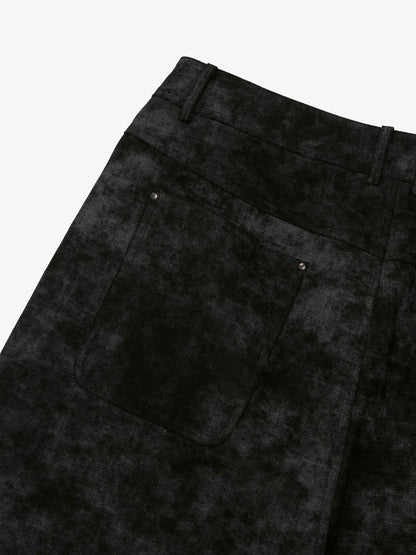 SUPERMADE Roman Column Pattern Embroidered Jeans 