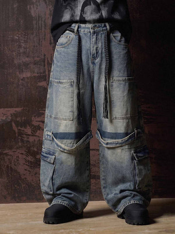 Drawstring Scimitar Jeans