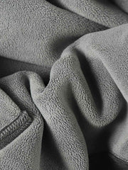 Distressed Patchwork Raw-Edge Layered-Hem Fleece Hoodie 