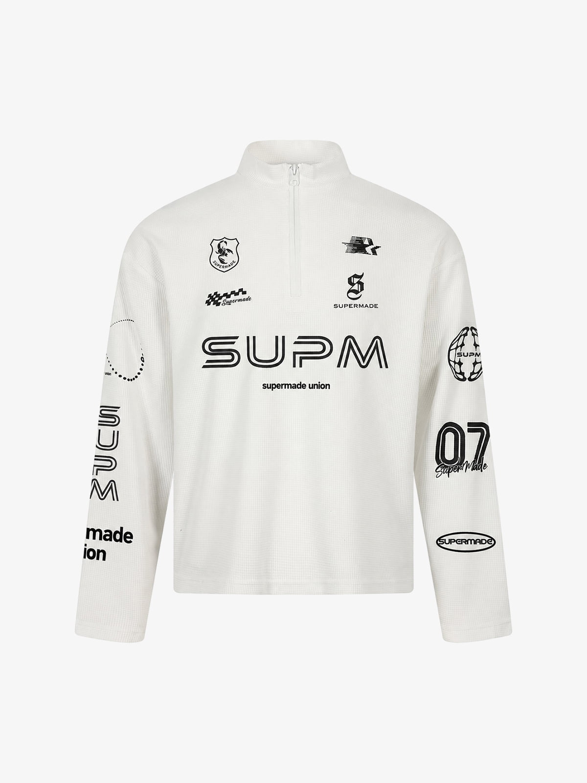 F1 Racing Waffle Half-Zip Tee