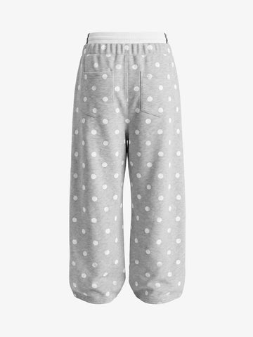 Double Waist Polka Dot Pants