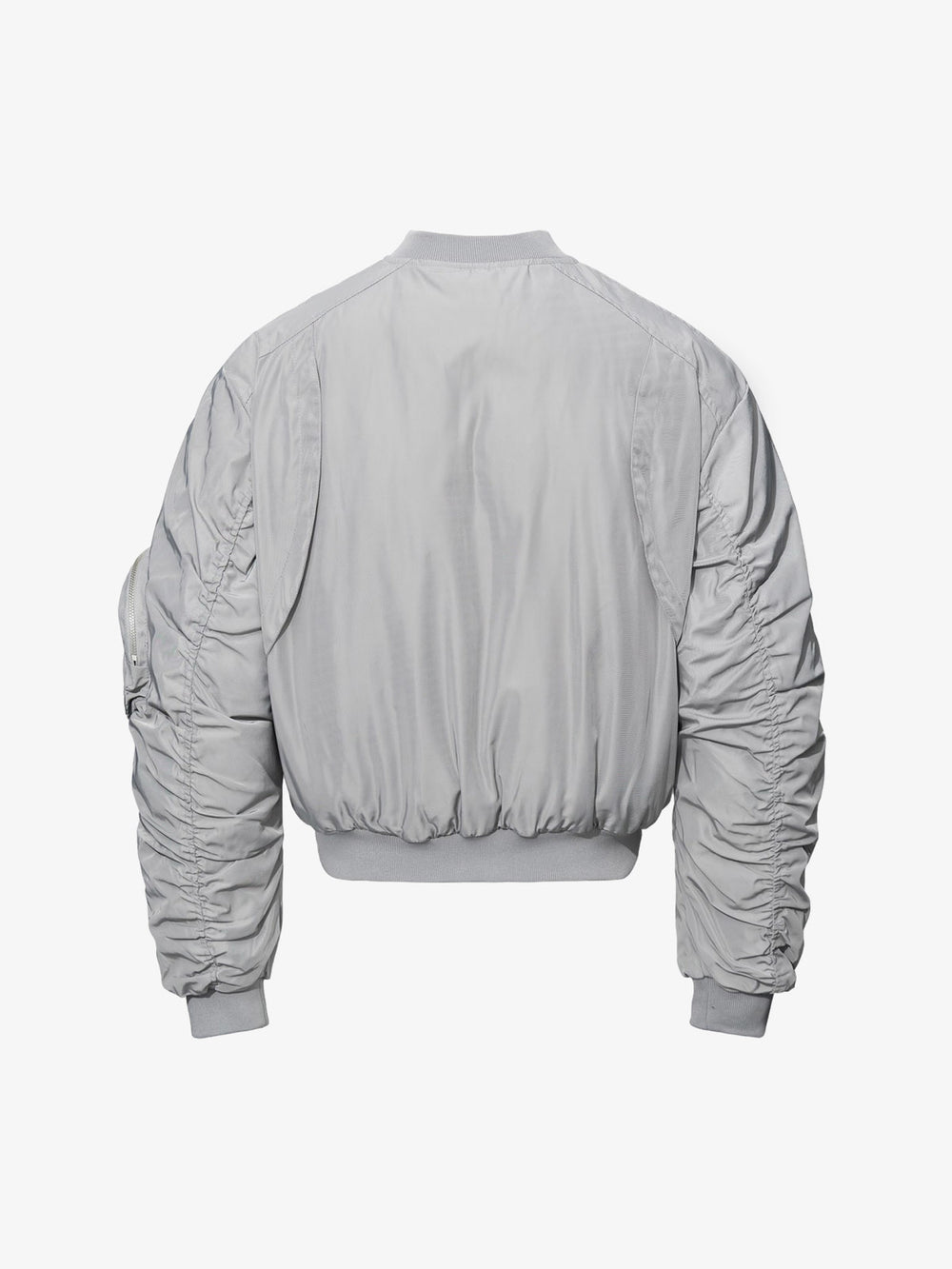 Multi-Zip Insulated Boxy Fit Insulated Bomber Coat