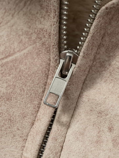 Winter-Ready Corduroy Jacket with Faux Fur Trim for Men 
