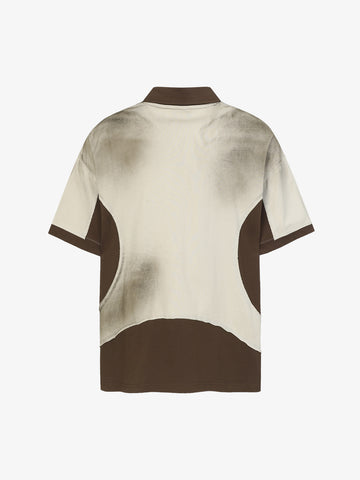 Polo tie-dye déstructuré