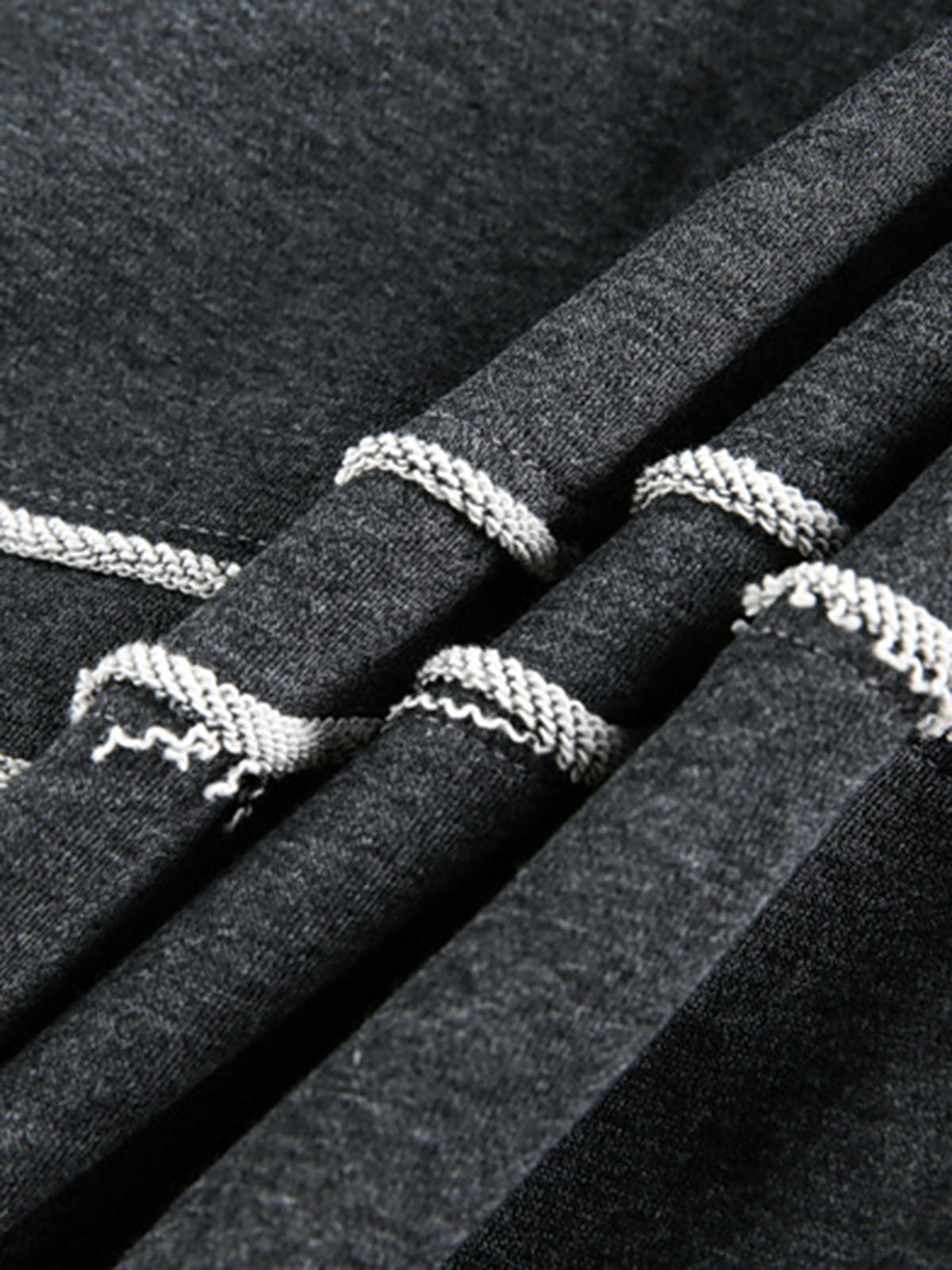 Stylish Distressed Hoodie with Zip-Up Design for Casual Wear 