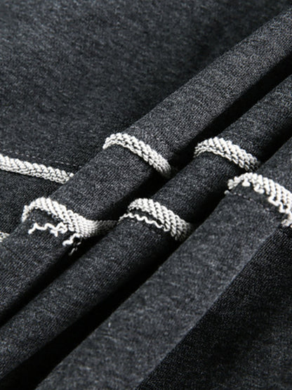 Stylish Distressed Hoodie with Zip-Up Design for Casual Wear 