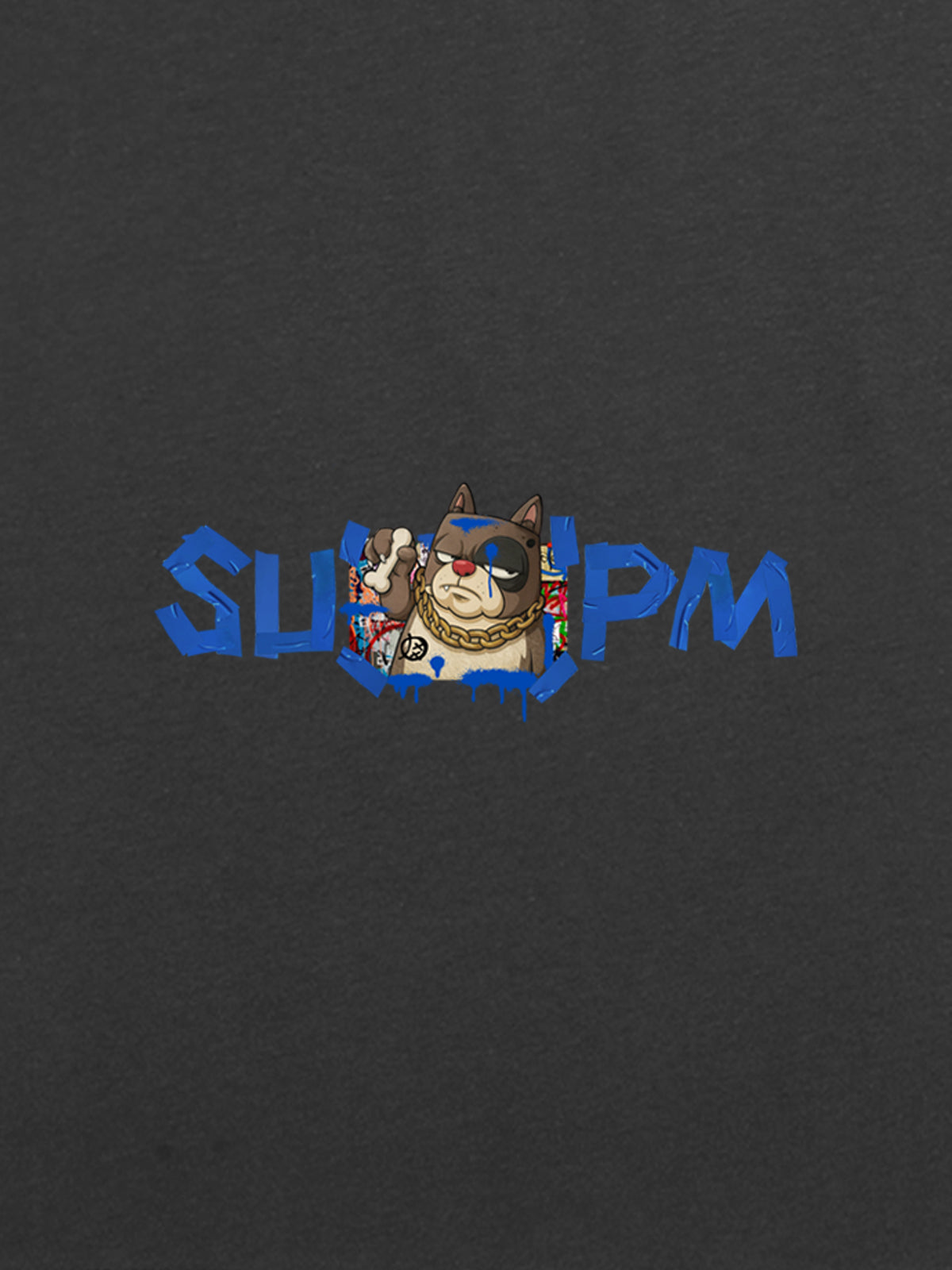 SUPM Graffiti Tape Graphic T-shirt 