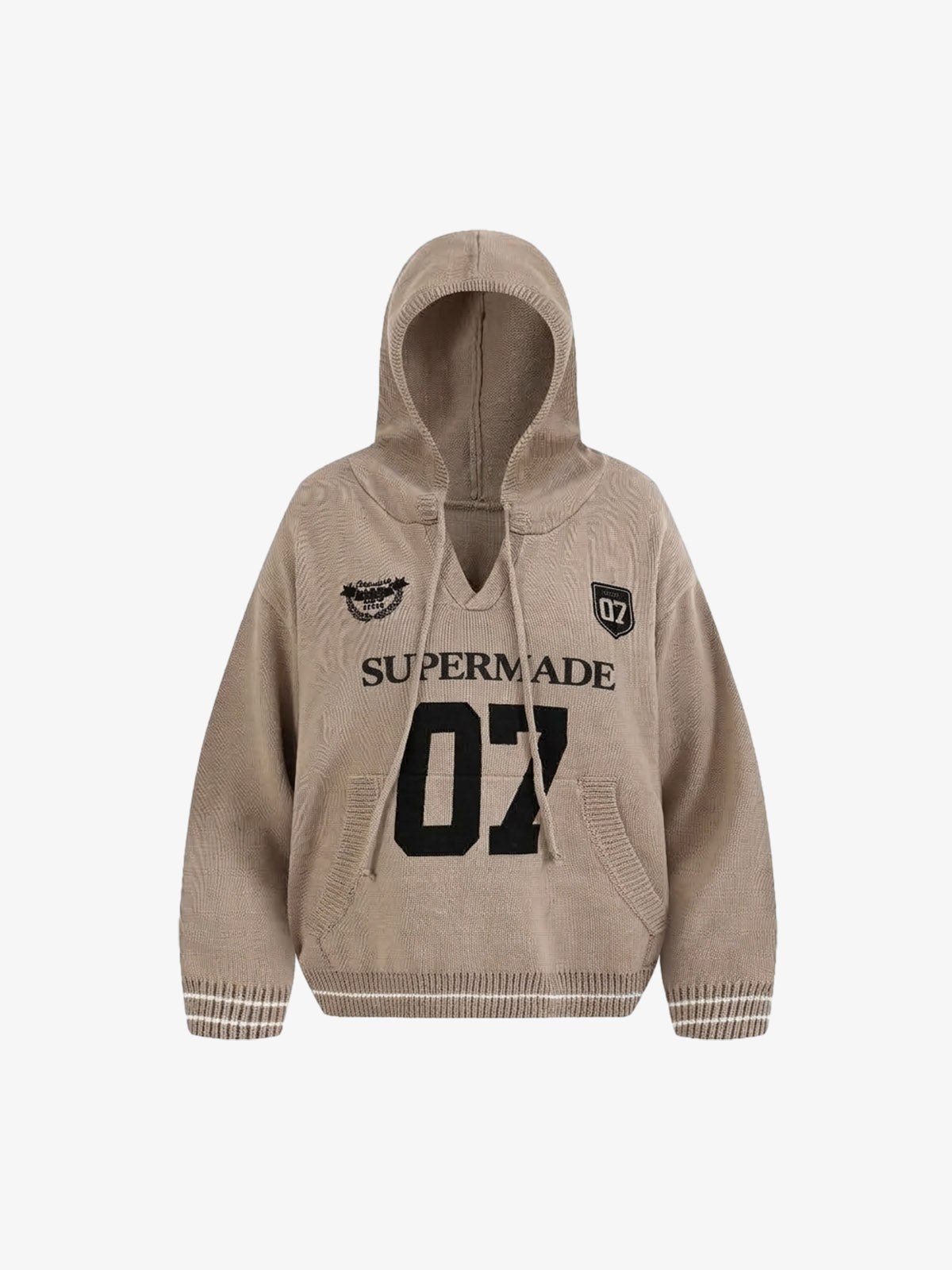 Sport Graphic Hooded Knit Sweater