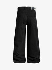 Military Button Baggy Cargo Pants