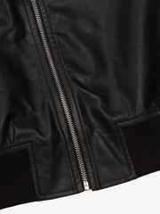 Thorn Destruction Frame Pattern Leather Vest 