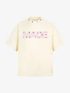 Street Retro MOOD Patch Embroidered Rivet T-shirt - 2440 