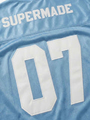 Jersey Loose Satin 07 Stitching Sports T-Shirt 