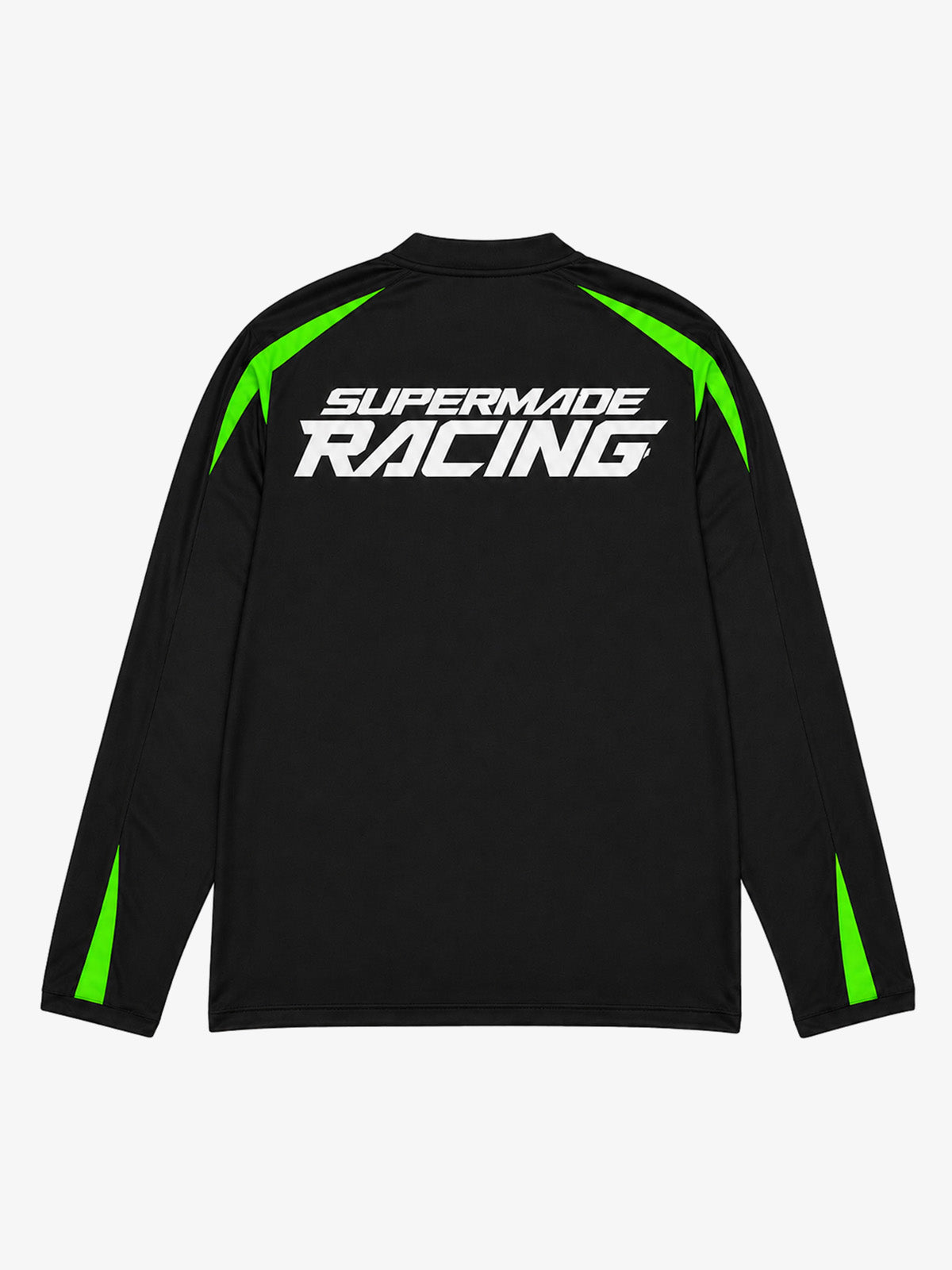 Skull Graphic Layered Racing Logo Long Sleeve Tee
