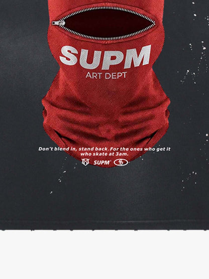 Red Balaclava Graphic T-Shirt 