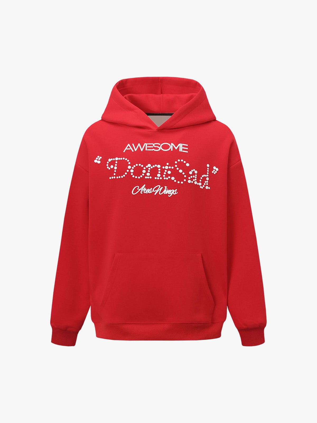 Street Hip-Hop Foam Print Hoodie 