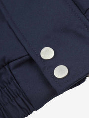 Studded Badge Embroidered Padded Coat
