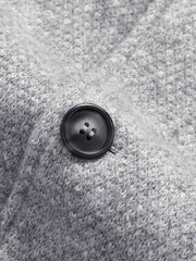 Double-Breasted Stand-Collar Jacket