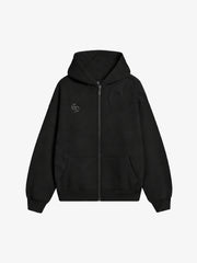 Cotton-Blend Quilted Padded Embroidered Hoodie & Wide-Leg Sweatpants Set