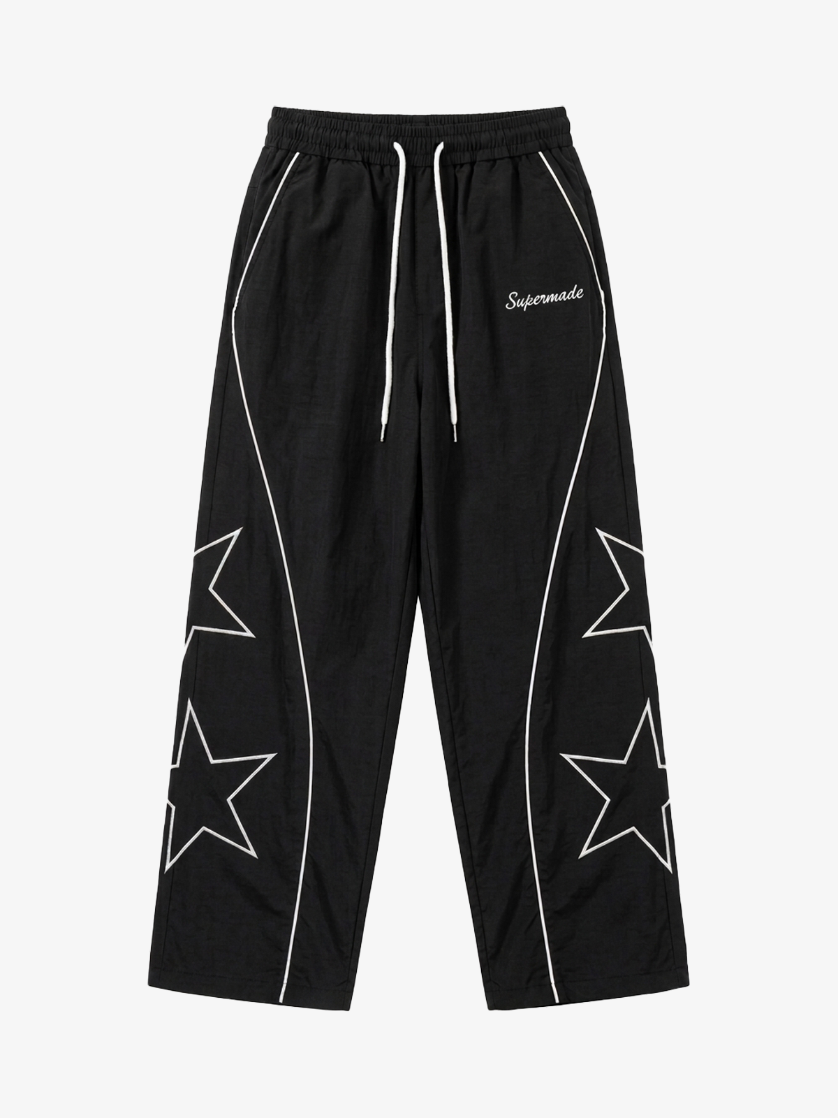 Relaxed Wide-Leg Casual Pants
