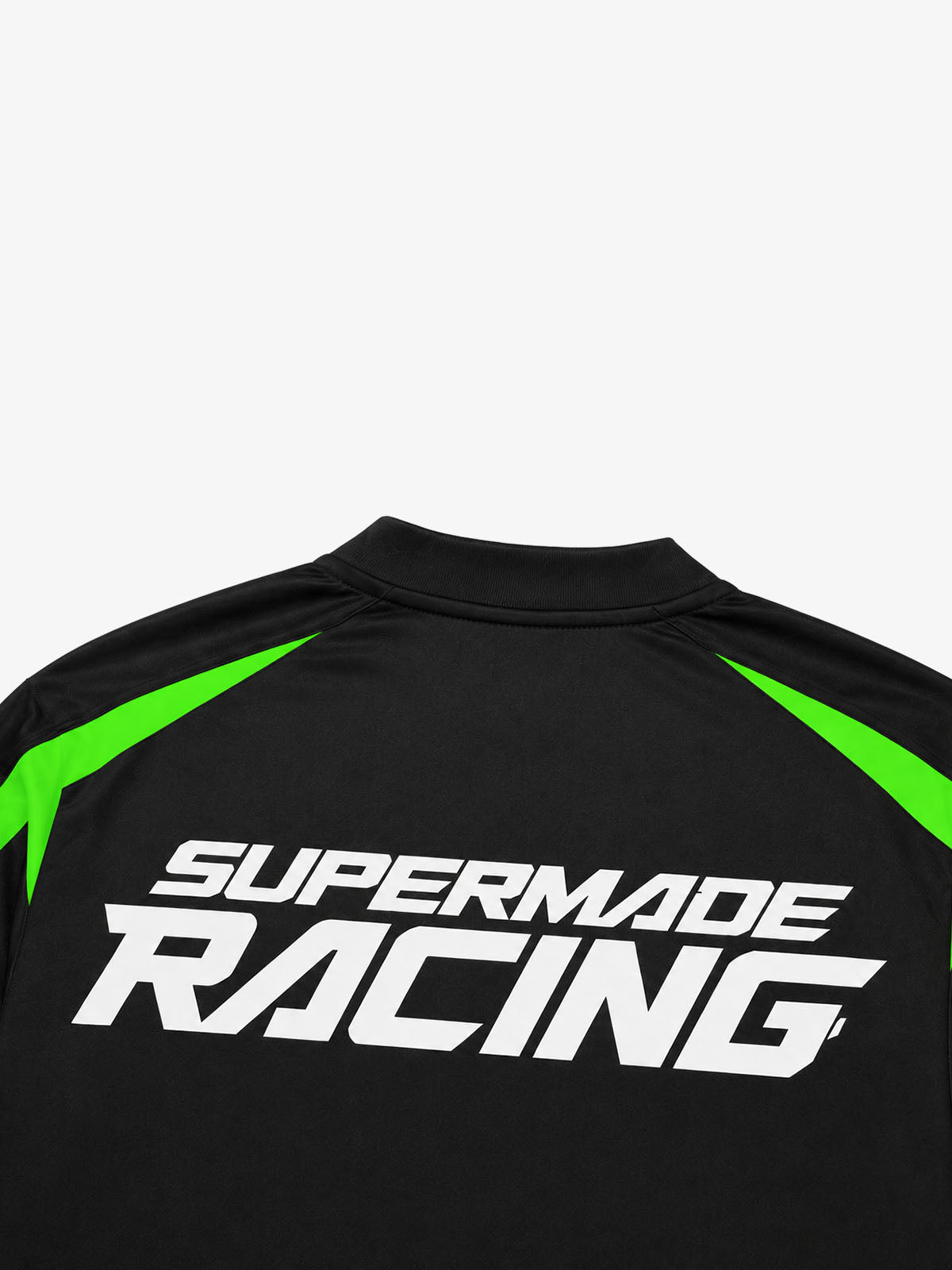 Skull Graphic Layered Racing Logo Long Sleeve Tee