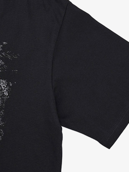 Cotton ME YOU Graphic Print Oversized T-Shirt for Men and Women 