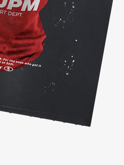 Red Balaclava Graphic T-Shirt 