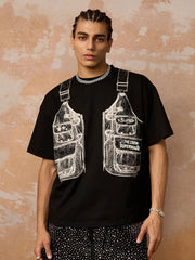 Jacket Print Graphic T-Shirt
