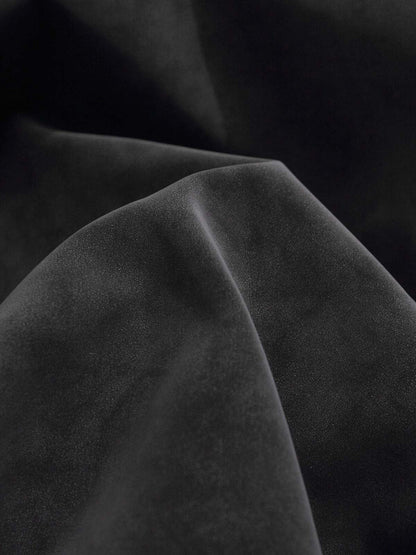 Faux Fur Trimmed Hood Suede Bomber Jacket 