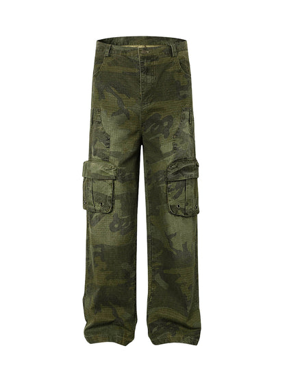 Camouflage Multi-Pockets Cargo Pants 