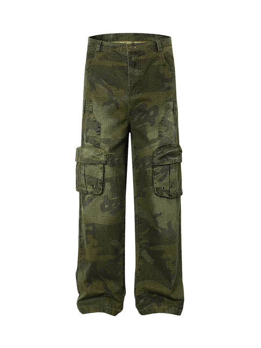 Camouflage Multi-Pockets Cargo Pants 