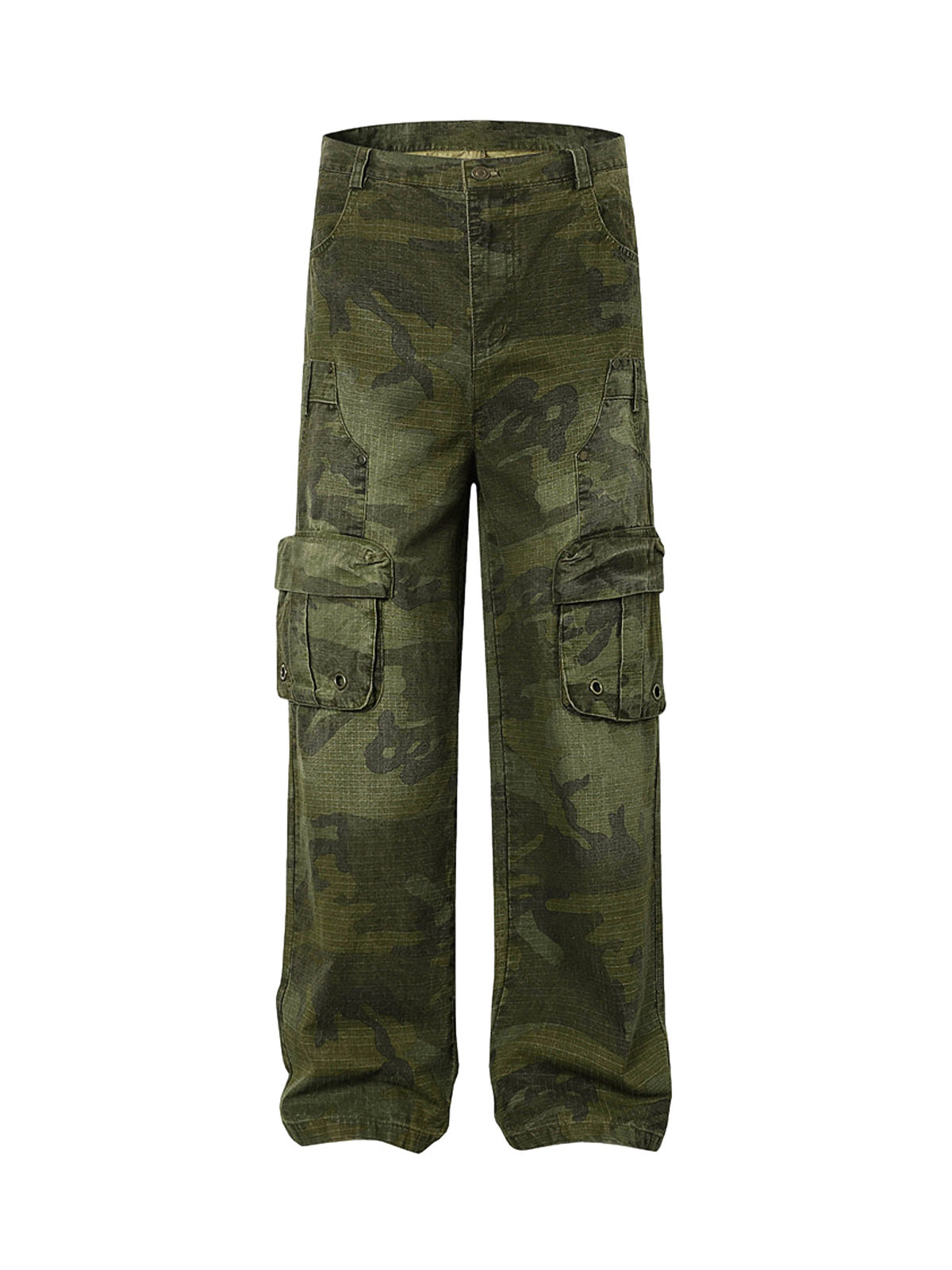 Camouflage Multi-Pockets Cargo Pants