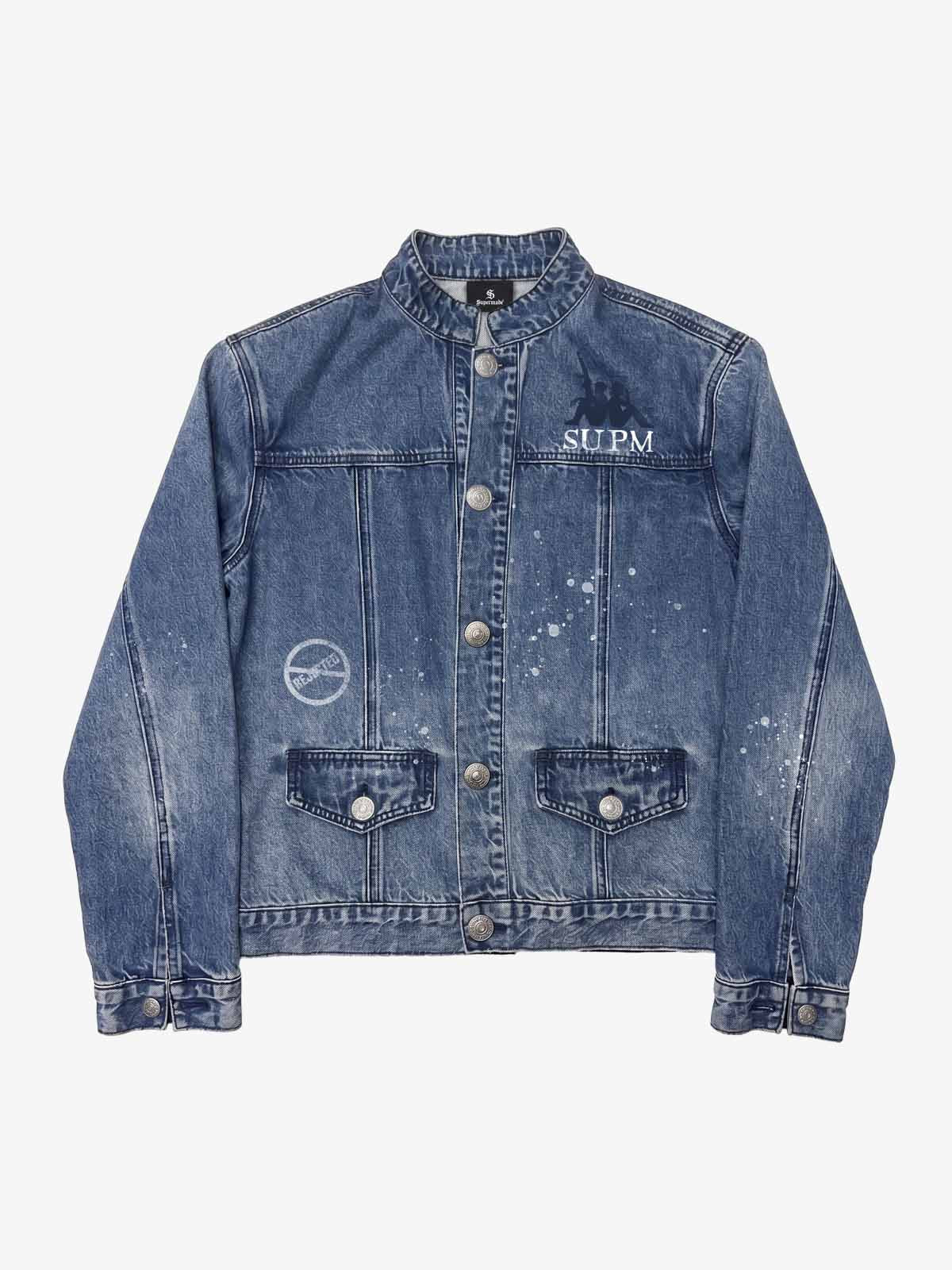 Graphic Denim Jacket