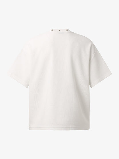 Cotton Oversized T-Shirt with Cat Graphic Print and Text Design 