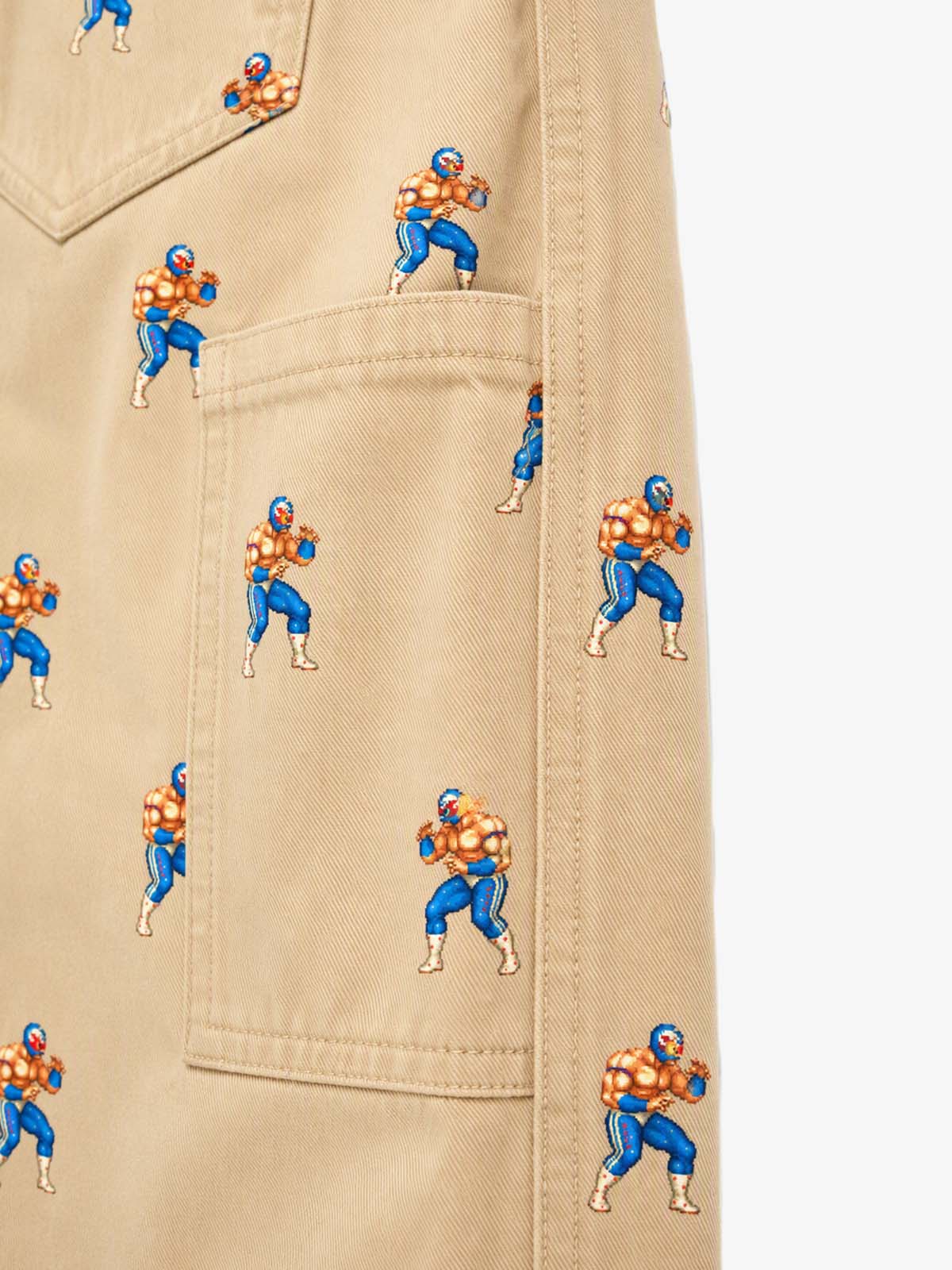 Gaming Character Graphic Straight-Leg Jeans