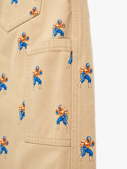 Gaming Character Graphic Straight-Leg Jeans