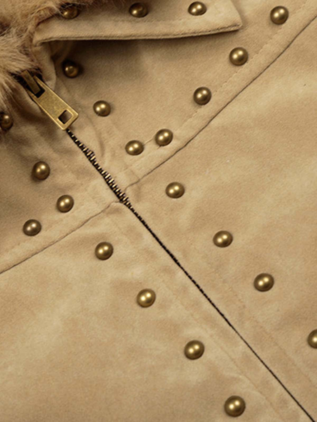 Stylish Faux Fur Collar Jacket for Men and Women - Trendy Design with High-Quality Details 