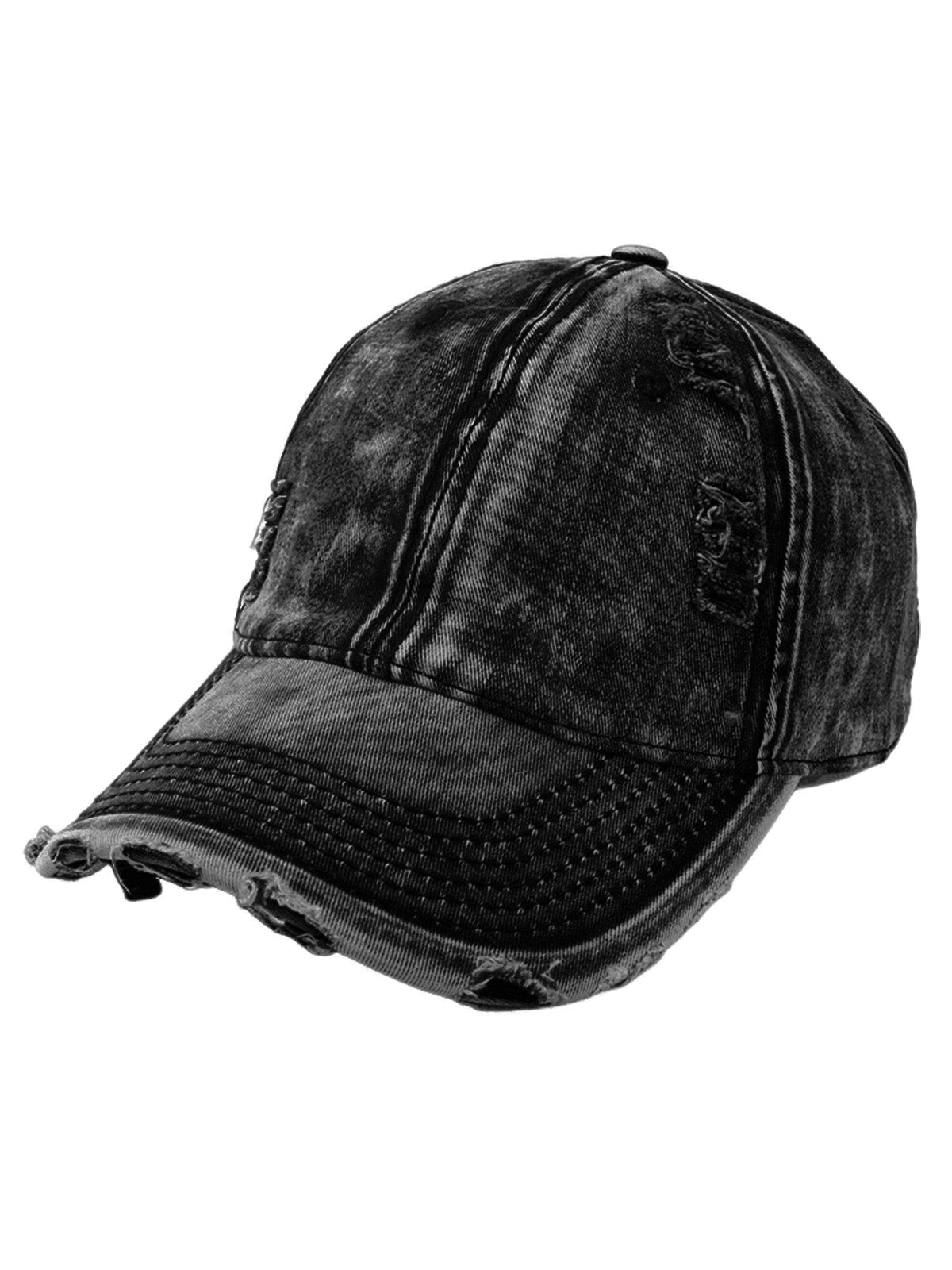 Washed Denim Outdoor  Cap