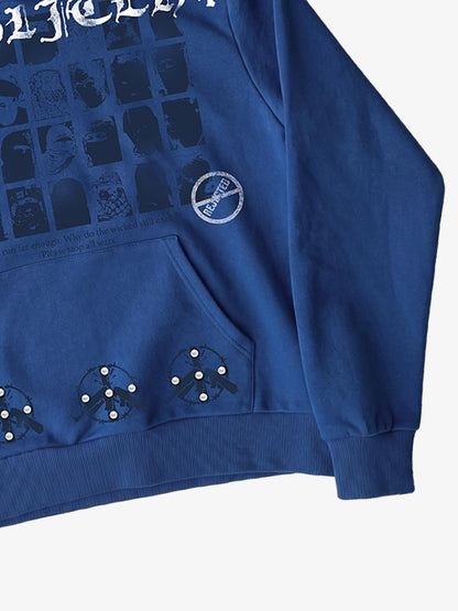 Peace Graphic Beaded Sweatshirt