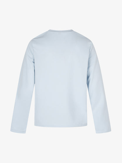 Street Style Cross Print Long-Sleeve T-Shirt