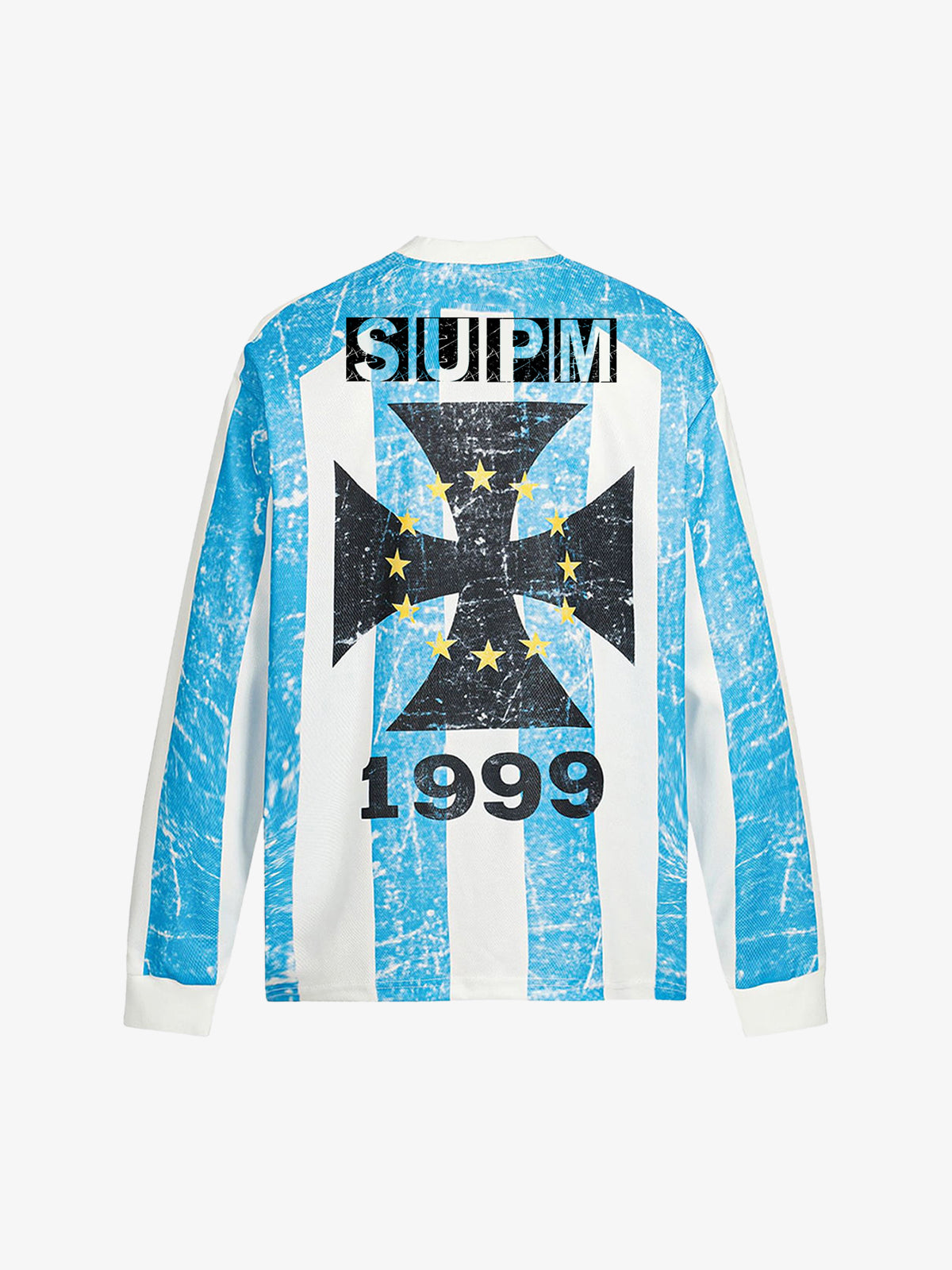 Striped Long Sleeve Football Jersey for Sports Enthusiasts 