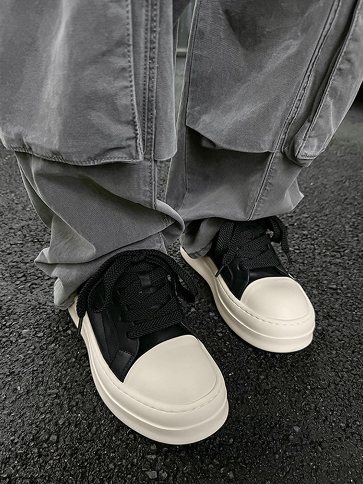 Thesupermade Cut Square Platform Sneakers - 2284