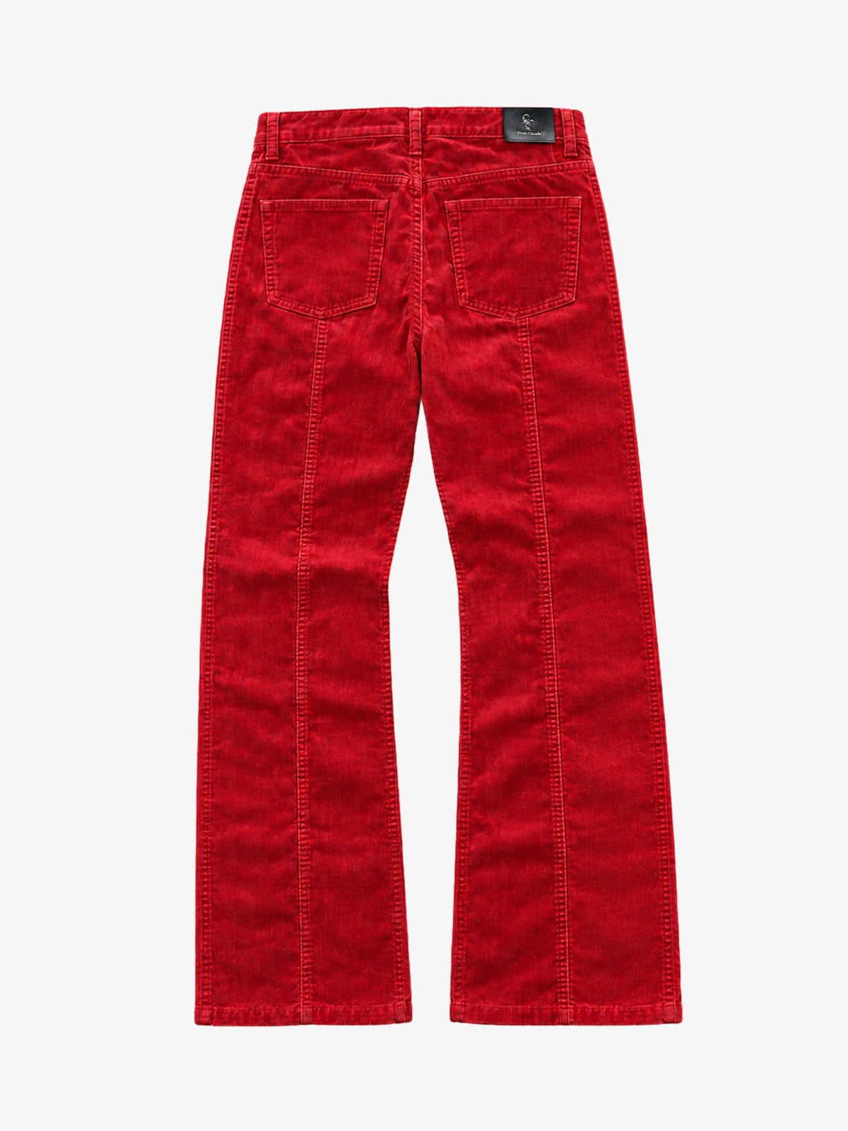 Street-style Colorblock Corduroy Casual Set