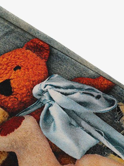 Teddy Bear Decor Pockets Baggy Pants 
