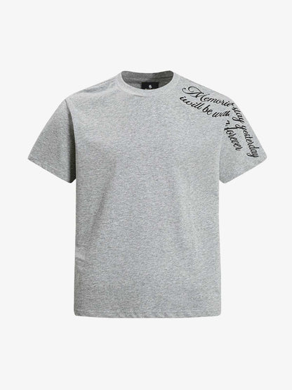 Rose Cross Slogan Graphic T-Shirt