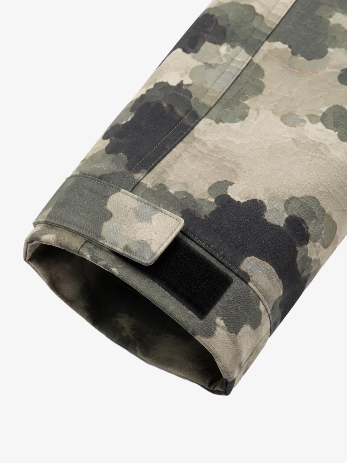 Camo Graphic Patch Hooded Jacket & Cargo Pants Set