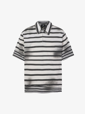Striped Half-Zip Pullover Sweater – Cotton Blend Classic Fit Lightweight Knit