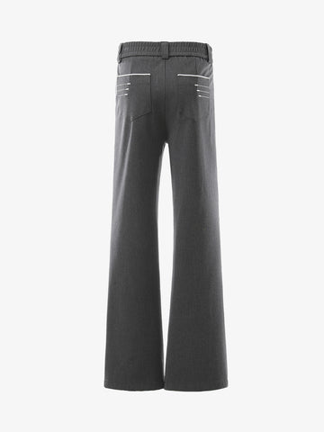 Minimalistisch drapierte, maßgeschneiderte Hose
