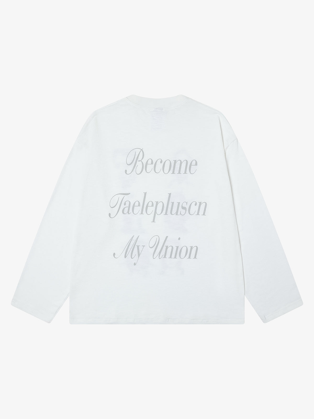 Portrait Print Long-sleeved T-shirt 