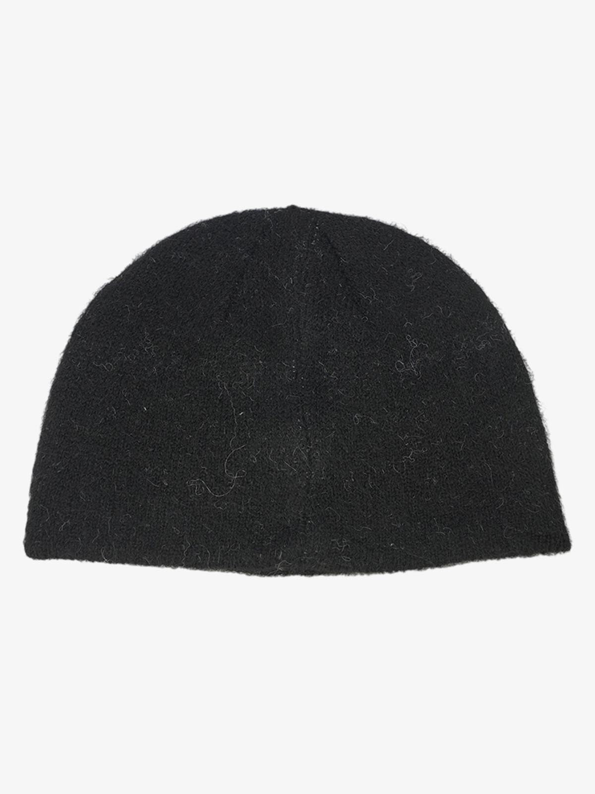 Vintage Fuzzy Cat Pattern Knit Beanie Hat 